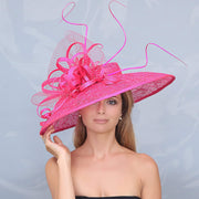 20/20!Kentucky Derby Hat. Derby hat. Royal Ascot hat . Designer hat. Pink hat. Couture hat. Large hat. Hot pink hat. Wedding hat