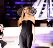 Black and white hat. Kentucky Derby hat.  Royal Ascot hat, Dubai races. Open day at the races hat. Wedding hat. Couture hat. Designer hat