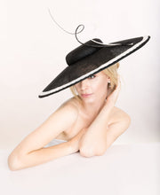 2019 spring collection. Kentucky Derby hat. Black hat. Hatinator.Royal Ascot hat. Couture hat. Designer hat. Wedding hat. Derby hat. Fashion